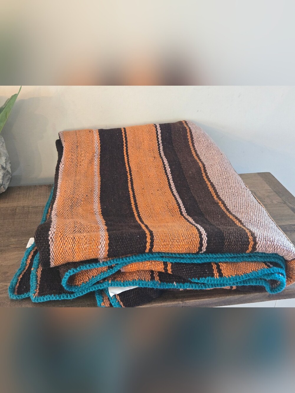 Sumaq Qara Peruvian Blanket/ Rug Handmade Sheep Wool -Peruvian Designs